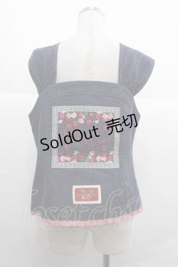 画像2: PINK HOUSE / ギンガムチェック使いデニムベスト  紺デニム I-25-12-02-035-LO-TO-SA-ZI