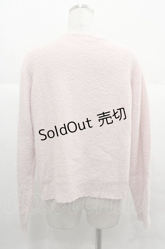 画像2: PINK HOUSE / 桜モチーフ使いニットカーディガン  ピンク I-25-12-02-037-LO-TO-SA-ZI (2)