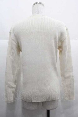 画像2: PINK HOUSE / リボン&カメリアモチーフニットカーディガン  アイボリー I-25-12-02-040-LO-TO-SA-ZI