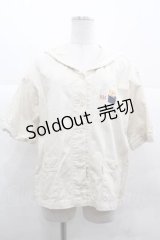 PINK HOUSE / 半袖セーラージャケット  アイボリー I-25-12-02-043-LO-JA-SA-ZI