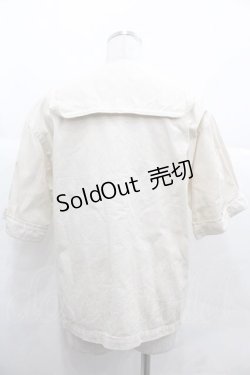 画像2: PINK HOUSE / 半袖セーラージャケット  アイボリー I-25-12-02-043-LO-JA-SA-ZI