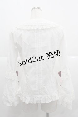 画像2: BABY,THE STARS SHINE BRIGHT / シュガーブーケ〜永遠の乙女の憧れ〜ブラウス  白Ｘ赤 I-25-12-06-005-BA-BL-SA-ZI