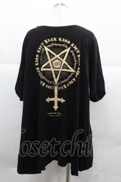 画像2: KRY CLOTHING / ロゴプリント半袖カットソー  黒 I-25-12-06-039-EL-TO-SA-ZI