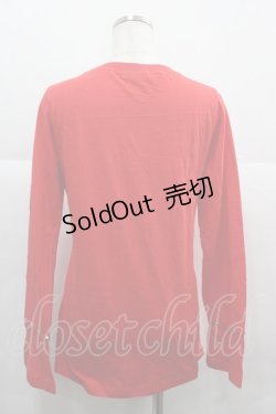 画像2: ACDC RAG / ドクロプリントチェーンカットソー  赤Ｘ白Ｘシルバー I-25-12-06-041-PU-TO-SA-ZI