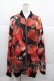 画像1: TRAVAS TOKYO / Medical Berry シフォンブルゾン  黒Ｘ赤 I-25-12-06-045-PU-TO-SA-ZI (1)