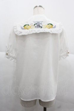 画像2: Amavel / Flaver Teaブラウス  白 I-25-12-06-006-CA-BL-SA-ZI