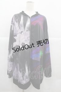 KMK(KINGLY MASK) / 2デザイン切替ブルゾン  黒Ｘ紫 I-25-12-06-053-PU-JA-SA-ZI