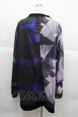 画像2: KMK(KINGLY MASK) / 2デザイン切替ブルゾン  黒Ｘ紫 I-25-12-06-053-PU-JA-SA-ZI