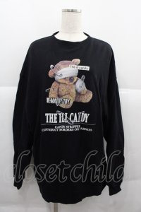 Candy Stripper / THE ILL CANDYトレーナー  黒 I-25-12-06-056-PU-TO-SA-ZI