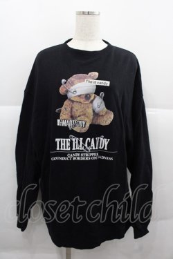 画像1: Candy Stripper / THE ILL CANDYトレーナー  黒 I-25-12-06-056-PU-TO-SA-ZI