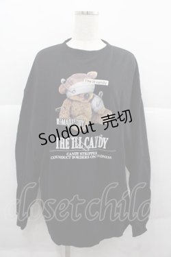 画像1: Candy Stripper / THE ILL CANDYトレーナー  黒 I-25-12-06-056-PU-TO-SA-ZI