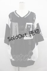 REFLEM / サイバータクティカル半袖トップス  黒Ｘ白 I-25-12-06-064-PU-TO-SA-ZI