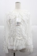 PINK HOUSE / レース使いオーバーブラウス  ホワイト I-25-12-06-008-LO-BL-SA-ZI