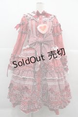 BABY,THE STARS SHINE BRIGHT / Berry Sweet Bouquetロングワンピース  赤 I-25-12-06-067-BA-OP-SA-ZI