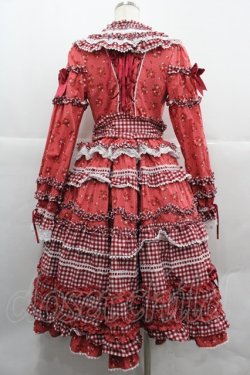 画像2: BABY,THE STARS SHINE BRIGHT / Berry Sweet Bouquetロングワンピース  赤 I-25-12-06-067-BA-OP-SA-ZI