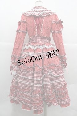 画像2: BABY,THE STARS SHINE BRIGHT / Berry Sweet Bouquetロングワンピース  赤 I-25-12-06-067-BA-OP-SA-ZI