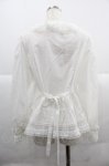 画像2: PINK HOUSE / レース使いオーバーブラウス  ホワイト I-25-12-06-008-LO-BL-SA-ZI (2)