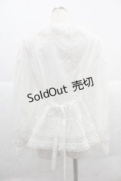画像2: PINK HOUSE / レース使いオーバーブラウス  ホワイト I-25-12-06-008-LO-BL-SA-ZI