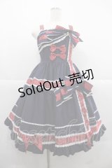 BABY,THE STARS SHINE BRIGHT / ねこくみゃちゃんからのPresent Ribbonジャンパースカート  ネイビー I-25-12-06-069-BA-OP-SA-ZI