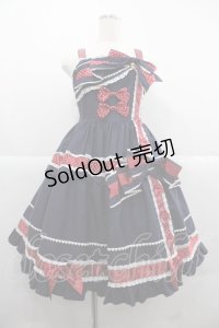 BABY,THE STARS SHINE BRIGHT / ねこくみゃちゃんからのPresent Ribbonジャンパースカート  ネイビー I-25-12-06-069-BA-OP-SA-ZI