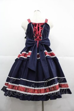 画像2: BABY,THE STARS SHINE BRIGHT / ねこくみゃちゃんからのPresent Ribbonジャンパースカート  ネイビー I-25-12-06-069-BA-OP-SA-ZI