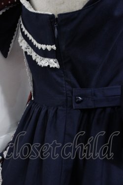 画像3: BABY,THE STARS SHINE BRIGHT / ねこくみゃちゃんからのPresent Ribbonジャンパースカート  ネイビー I-25-12-06-069-BA-OP-SA-ZI