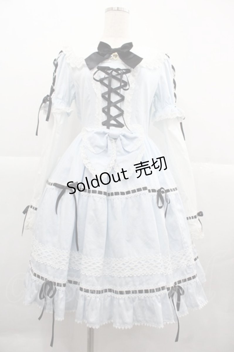 画像1: BABY,THE STARS SHINE BRIGHT / Dreaming Aliceワンピース  サックス I-25-12-06-070-BA-OP-SA-ZI (1)
