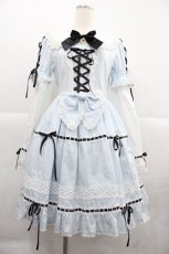 画像1: BABY,THE STARS SHINE BRIGHT / Dreaming Aliceワンピース  サックス I-25-12-06-070-BA-OP-SA-ZI (1)