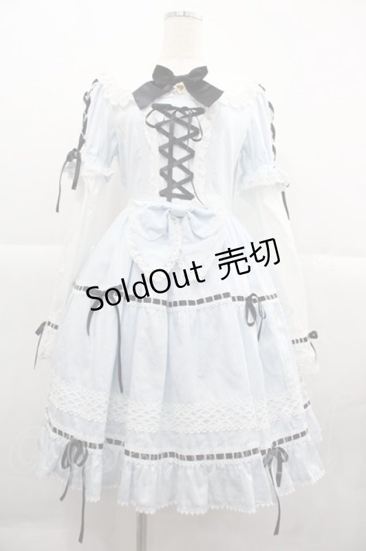 画像1: BABY,THE STARS SHINE BRIGHT / Dreaming Aliceワンピース  サックス I-25-12-06-070-BA-OP-SA-ZI (1)