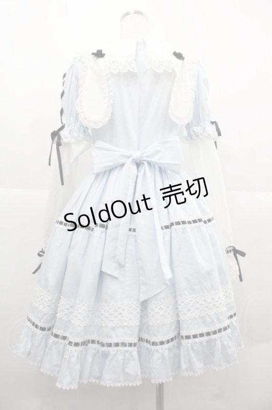 画像2: BABY,THE STARS SHINE BRIGHT / Dreaming Aliceワンピース  サックス I-25-12-06-070-BA-OP-SA-ZI (2)