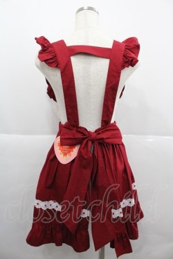 画像2: BABY,THE STARS SHINE BRIGHT / ハートエプロン  エンジ I-25-12-06-072-BA-ZA-SA-ZI