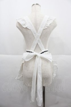 画像2: BABY,THE STARS SHINE BRIGHT / Dreaming Aliceエプロン  白Ｘ黒 I-25-12-06-073-BA-ZA-SA-ZI