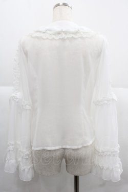 画像2: BABY,THE STARS SHINE BRIGHT / 夢色に花舞うPrincess Garden Partyブラウス  白 I-25-12-06-001-BA-BL-SA-ZI