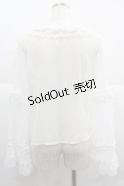 画像2: BABY,THE STARS SHINE BRIGHT / 夢色に花舞うPrincess Garden Partyブラウス  白 I-25-12-06-001-BA-BL-SA-ZI