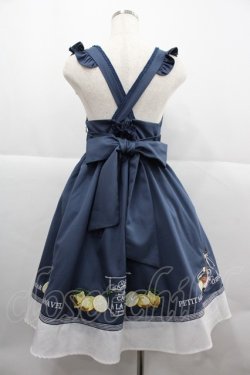 画像2: Amavel / Flaver Teaジャンパースカート  ネイビー I-25-12-06-079-CA-OP-SA-ZI