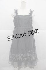 merry jenny / チュールドロストミニキャミワンピース  グレー I-25-12-06-081-LO-OP-SA-ZI