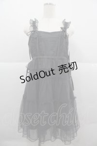 merry jenny / チュールドロストミニキャミワンピース  グレー I-25-12-06-081-LO-OP-SA-ZI