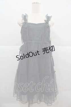 画像1: merry jenny / チュールドロストミニキャミワンピース  グレー I-25-12-06-081-LO-OP-SA-ZI