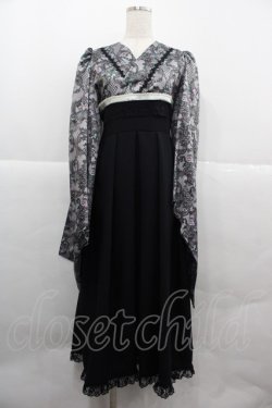 画像1: marchen romanTica / 常闇ワンピース  グレー I-25-12-06-082-LO-OP-SA-ZI