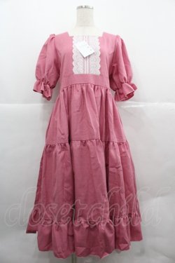 画像1: marcHenromanTica / レースワンピース  ピンク I-25-12-06-083-LO-OP-SA-ZI