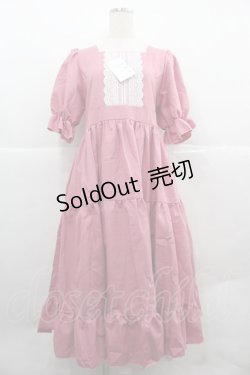 画像1: marcHenromanTica / レースワンピース  ピンク I-25-12-06-083-LO-OP-SA-ZI
