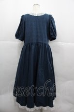 画像2: marcHenTica / エーベル・マリアンヌワンピース  ネイビー I-25-12-06-084-LO-SK-SA-ZT268 (2)