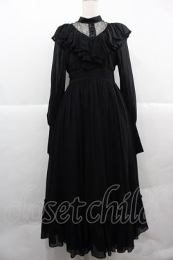 画像1: abilletage / ヴィクトリアンワンピース  黒 I-25-12-06-085-GO-OP-SA-ZI