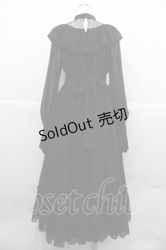 画像2: abilletage / ヴィクトリアンワンピース  黒 I-25-12-06-085-GO-OP-SA-ZI (2)