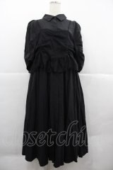 Candy Stripper / CAMI DOCKING SHIRT ONE-PIECE 2 黒 I-25-12-06-086-PU-OP-SA-ZI