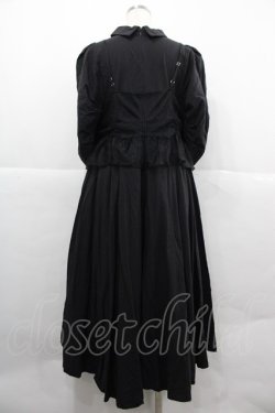 画像2: Candy Stripper / CAMI DOCKING SHIRT ONE-PIECE 2 黒 I-25-12-06-086-PU-OP-SA-ZI