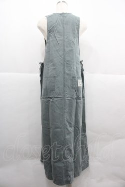 画像2: PINK HOUSE / うさぎ刺繍ジャンパースカート  ブルー I-25-12-06-088-LO-OP-SA-ZI