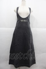 PINK HOUSE / デニムジャンパースカート M ブラック I-25-12-06-089-LO-OP-SA-ZI