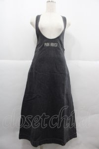 PINK HOUSE / デニムジャンパースカート M ブラック I-25-12-06-089-LO-OP-SA-ZI