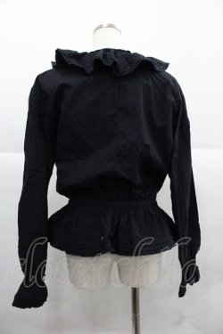 画像2: PINK HOUSE / うさぎ刺繍ブラウス  ブラック I-25-12-06-011-LO-BL-SA-ZI